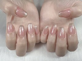 ラメグラデーションネイル