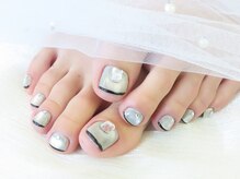 ネイルサロン べルフ(nail salon Verf)/マグネット×スキニーフレンチ♪