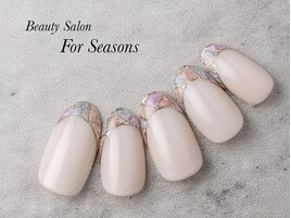 ステンドグラスネイル¥11000