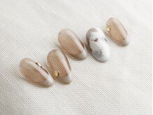 ネイルサロンアンドスクールセンプレ (Nail salon&school sempre)の雰囲気（シンプルだけど、技ありなデザインが人気です。）