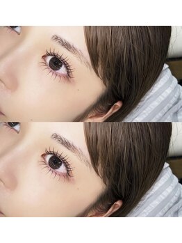 ローブ ネイル アイラッシュ(LOAVE NAIL EYELASH)/マツエク上下カラーエクステ