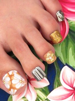 カラーズ 浜松店(colors)/レトロボタニカルネイル(^^)/