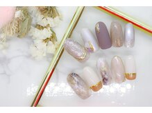 ラミエンヌ/ニュアンスネイル　ミラーネイル