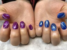 ネイルキュート アンド クールラッシュ 亀有店(nailcute & CoolLash)/ギャラクシーネイル