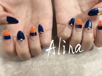 エリナネイルサロン池袋(Alina Nail Salon)/チェックフレンチ