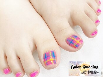 サロンドットプディング(Salon.Pudding)/親指アート2本コース