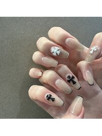 クロム風ネイル