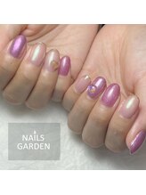 ネイルズガーデン(NAILS GARDEN)/オーロラネイル※パーツ別料金