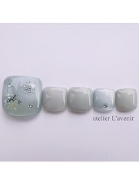 スノーフレークネイル