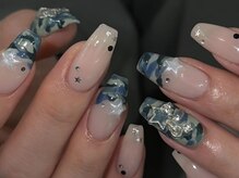ジェミーネイル エビス(Jemiy nail ebisu)/迷彩フレンチ星