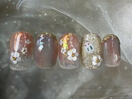 和柄雪うさぎフラワー9480円