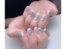 メオネイル(MEO NAIL)/マグネットxフレンチネイル