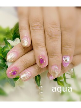 アイラッシュアンドネイルサロン アクア(aqua)/おまかせデザイン