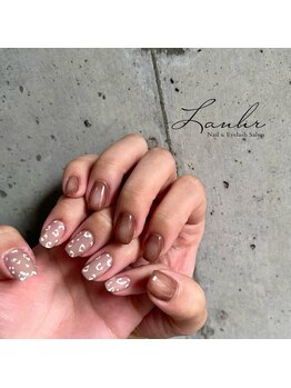 レオパード柄ネイル＊