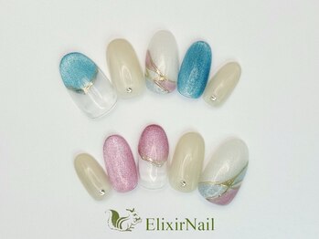 エリクサーネイル 五反田(Elixir Nail)/定額a シンプル／クーポン使用