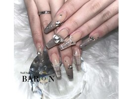 秋っぽいチェックネイル!