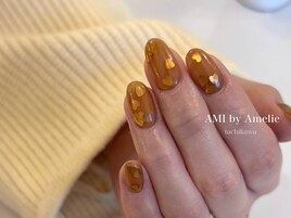 ハートホロネイル:mikako