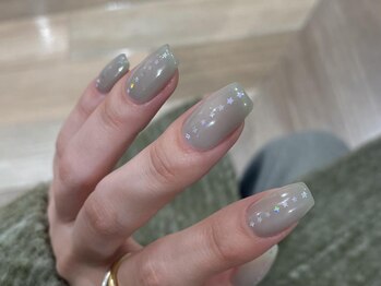 アイネイルズ 梅田店(I nails)/シンプルスターホロネイル