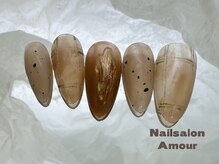 アムールユシマテン 上野湯島店(Amour)/キラキラ秋のネイルコース¥7980