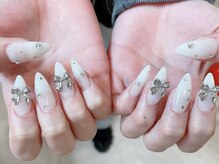 レアネイル 新宿(le'a nail)/リボンネイル