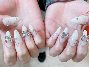 レアネイル 新宿(le'a nail)/リボンネイル