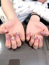 クロキ(KUROKI)/ミラーグラデ+フラッシュレオパ