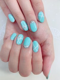 ティファニーカラーネイル