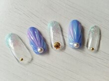 ネイルスパシェリー 金沢文庫/ラメグラデーション