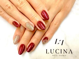 N-69 レッドシンプルラメ