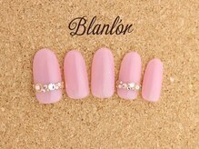 ブランロール 中目黒店(Blanl'or)/ピンク♪シンプル　ストーン