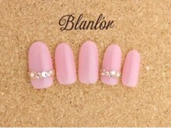 ブランロール 中目黒店(Blanl'or)/ピンク♪シンプル　ストーン