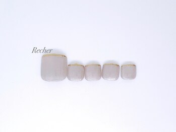 ネイルサロンリシェ 烏丸御池(Recher)/マグ×ミラーフレンチ