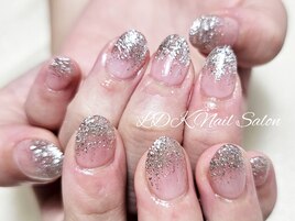 長さ出し10本 ラメグラデ