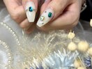 シンプルリングネイル☆