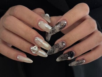 シェリーラメール 新宿店(cherie la mer)/ちぐはぐネイル