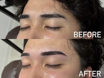 エムズアイブロウ 大阪京橋店(M’sアイブロウ)/メンズハリウッドブロウリフト