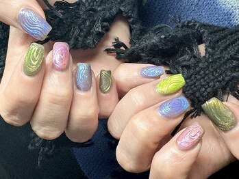 ヌル ネイル 堀江(NURU NAIL HORIE)/個性派ニュアンスネオンネイル☆
