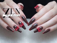 ゼン ネイル デザイン 池袋(ZEN NAIL DESIGN)/* 長 さだしやり放題×つけ放題
