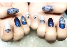 アグン(agung)/タイダイデザインネイル