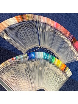 色が豊富だから飽きないで通える