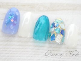 爽やか◇ニュアンスブルーNail