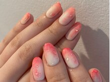 シェリーラメール 新宿店(cherie la mer)/桃ネイル