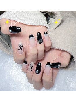 ディアネイルサロン 池袋(Di’a)/持ち込み/フレンチ/フィルイン