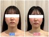 自信が持てるお顔に♪　丸顔・小顔調整×骨盤矯正整体　90分¥9,000⇒