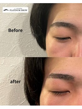 プラチナムブロウ 新潟(PLATINUM BROW)/美眉スタイリングのお客様（10代