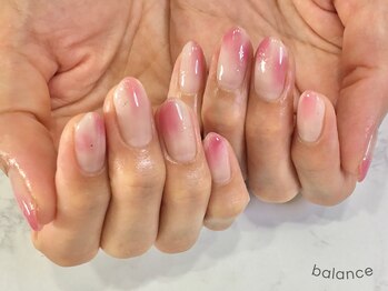 バランス 泉中央店(balance)/ニュアンス×ピオニーピンク