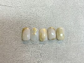 ニュアンスもやもやネイル