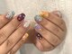 アマラズネイルブティック(Amara‘s nail boutique)の写真/トレンドのハートや蝶々、リボンパーツなど豊富にご用意◎カラーは600色以上！好みのカラーで指先に彩りを!