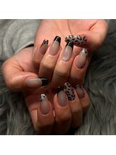 アイズニューヨークネイル(I's New York nail)/レオパードフレンチネイル