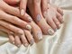 プレジールリュクス(Plaisir luxe)の写真/夏こそフットケアで素足美人*足裏角質ケア30分+贅沢保湿¥5500!フットネイル¥5980~膝下リンパマッサージも◎
